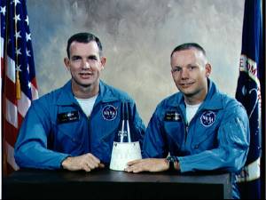 David Scott y Neil Armstrong (Foto: NASA)