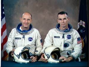 Thomas Stafford y Eugene Cernan (Foto: NASA)