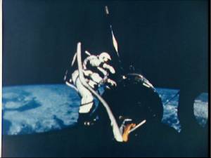 Aldrin realiz el mejor de los paseos espaciales hasta la fecha (Foto: NASA)