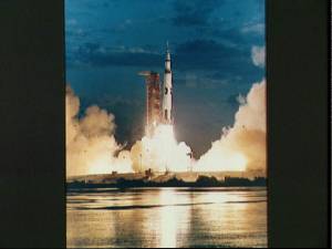 El Apolo-4 despega (Foto: NASA)