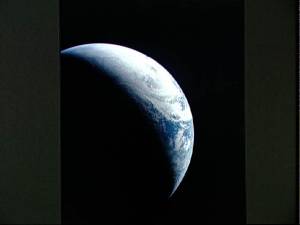 La Tierra, vista desde el Apolo-4 (Foto: NASA)