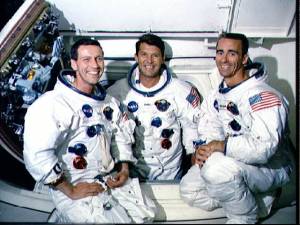 Los astronautas Walter Cunningham, Walter Schirra y Donn Eisele (Foto: NASA)