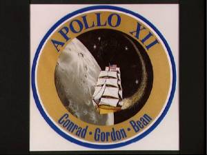 El escudo de la misin Apolo-12 (Foto: NASA)
