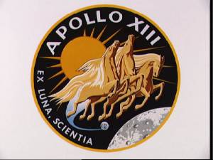 El escudo de la misin Apolo-13 (Foto: NASA)