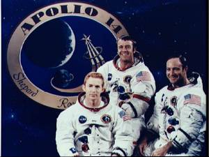 Los astronautas Roosa, Shepard y Mitchell (Foto: NASA)