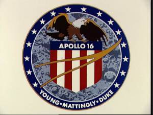 El escudo de la misin Apolo-16 (Foto: NASA)