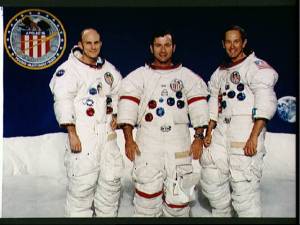 La tripulacin del Apolo-16 (Foto: NASA)
