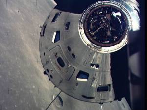 Encuentro en rbita lunar (Foto: NASA)