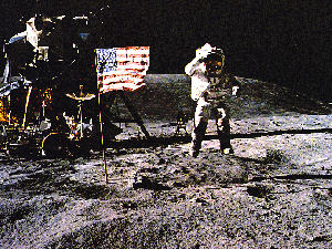 Saludos a los televidentes (Foto: NASA)