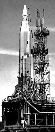 El misil Atlas-C fue considerado para el lanzamiento de los primeros satlites estadounidenses (Foto: US Air Force)