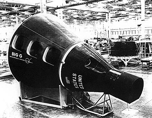 Maqueta de una Gemini ampliada, que no lleg a construirse (Foto: McDonnell Douglas)