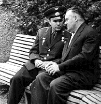 Yuri Gagarin y Sergei Korolev (Foto: MM)
