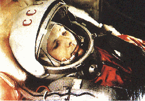 Gagarin espera el momento del despegue (Foto: MM)