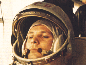 Gagarin se dirige a la rampa de lanzamiento (Foto: MM)