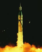 El lanzamiento del Explorer-1 (Foto: NASA)