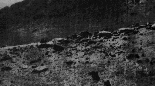 La superficie lunar, vista desde un vehculo sovitico Luna (Foto: Mark Wade)