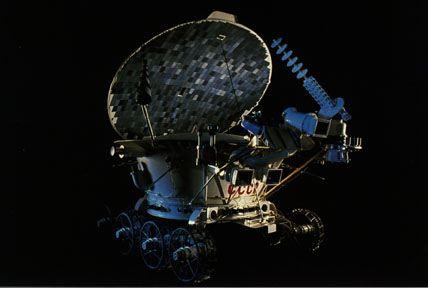 La sonda mvil E-8 o Lunokhod (Foto: Mark Wade)