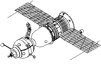 La futura Soyuz-11 se dirigira finalmente hacia la estacin espacial Salyut (Foto: Mark Wade)