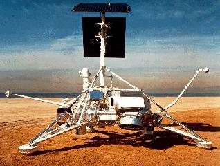Un modelo de la sonda Surveyor (Foto: NASA)