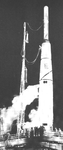 El Thor-Able-I (Proyecto Mona) intentara colocar en ruta hacia la Luna a las primeras sondas estadounidenses (Foto: US Air Force)